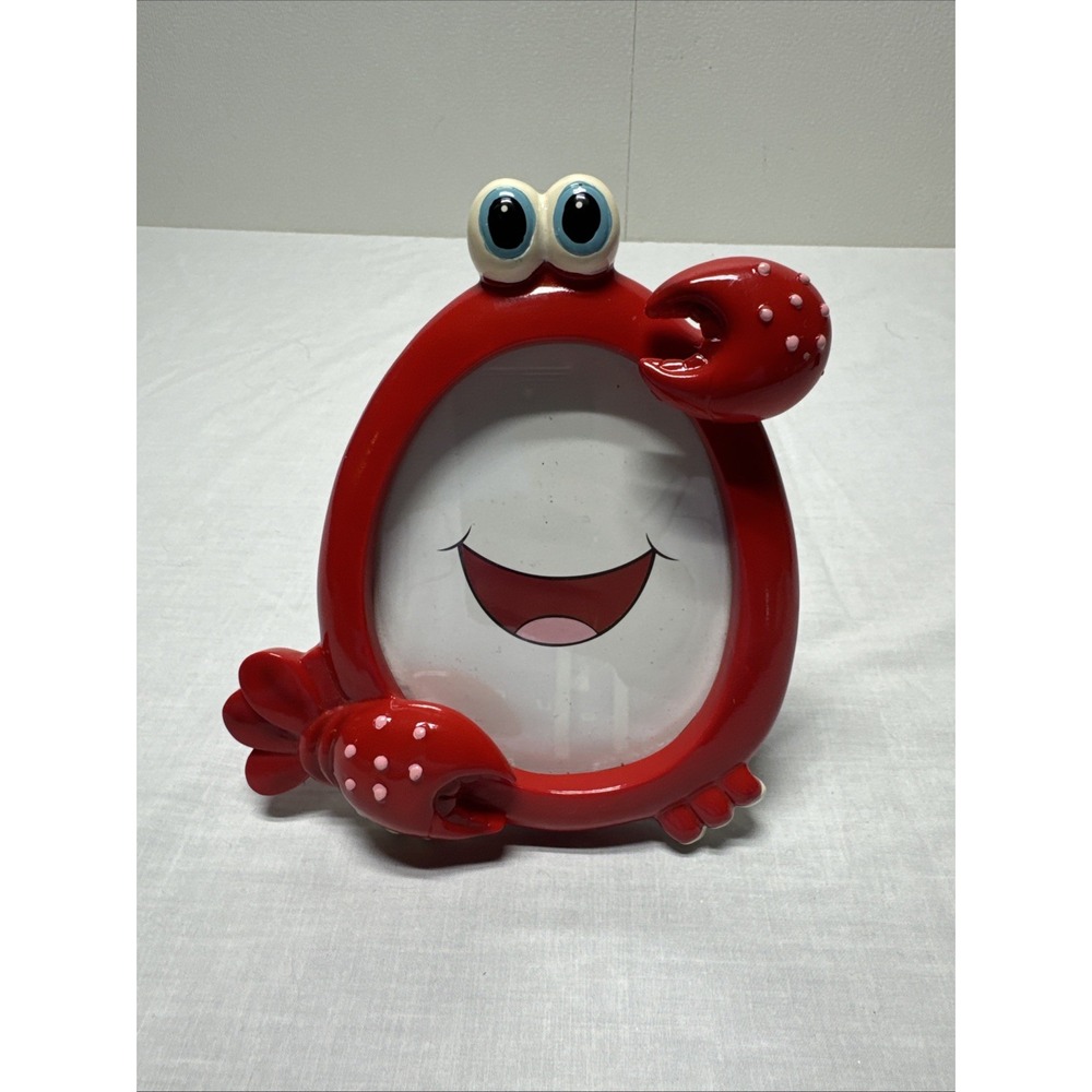 Animated Red Crab Shaped Picture Frame 7x6 inch Disney? 3D